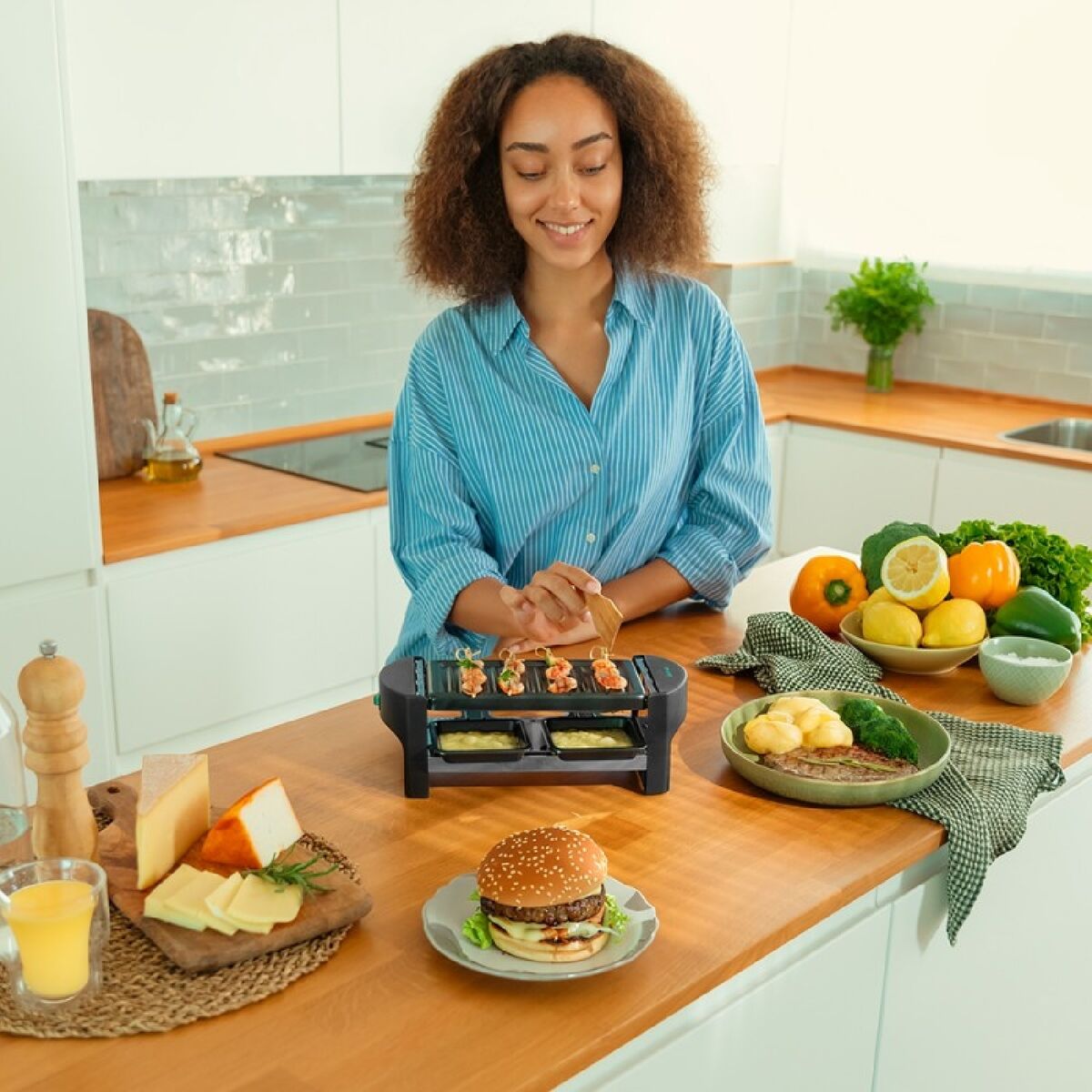 Raclette Cecotec 3200 Pocket Black