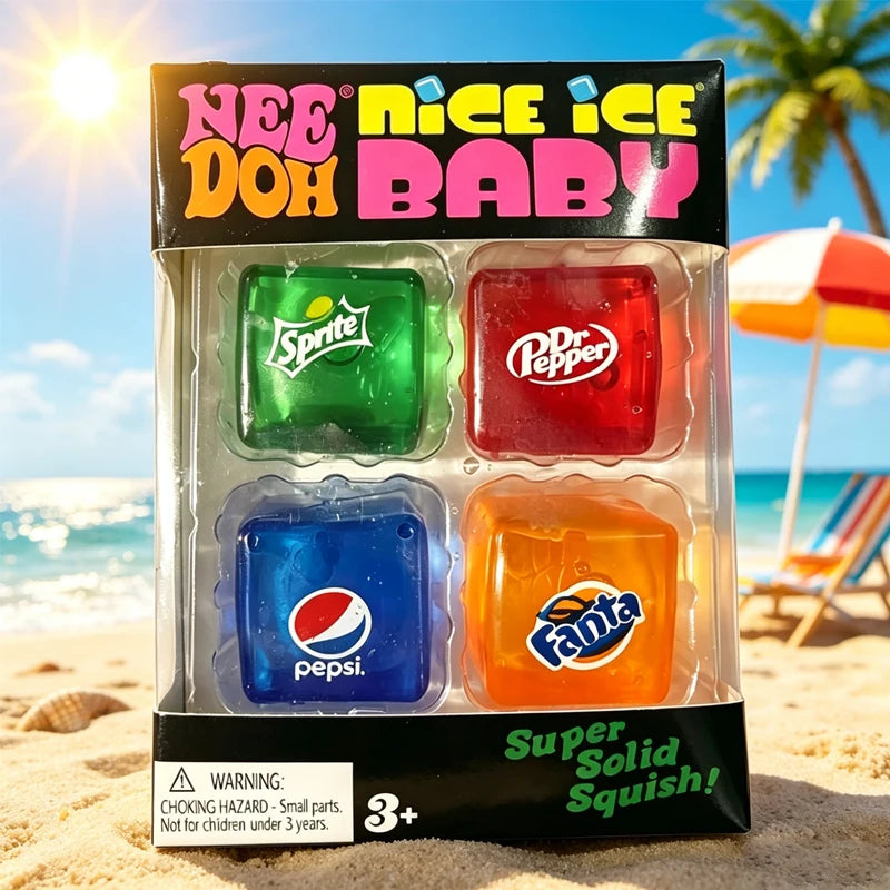 Squishy /;Schylling NeeDoh/ Nice Cube Sensory Squeeze Toy Super Squish Stress Relief Anxiety Sensory Tool Stress Reliever Toys