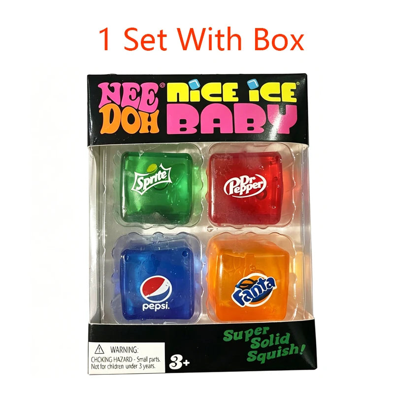 Squishy Schylling/* NeeDoh Nice Cube *Sensory Squeeze Toy Super Squish Stress Relief Anxiety Sensory Tool Stress Reliever Toys