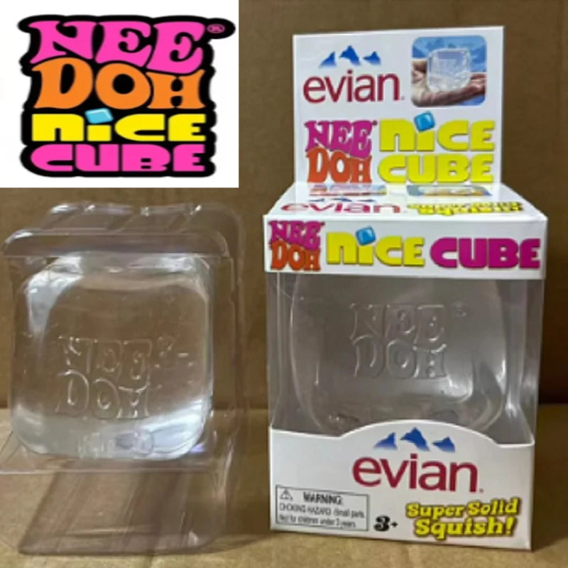 Schylling Needoh exquisite cube, suitable for grasping; Toys that help to relieve anxiety and improve concentration, squishy toy