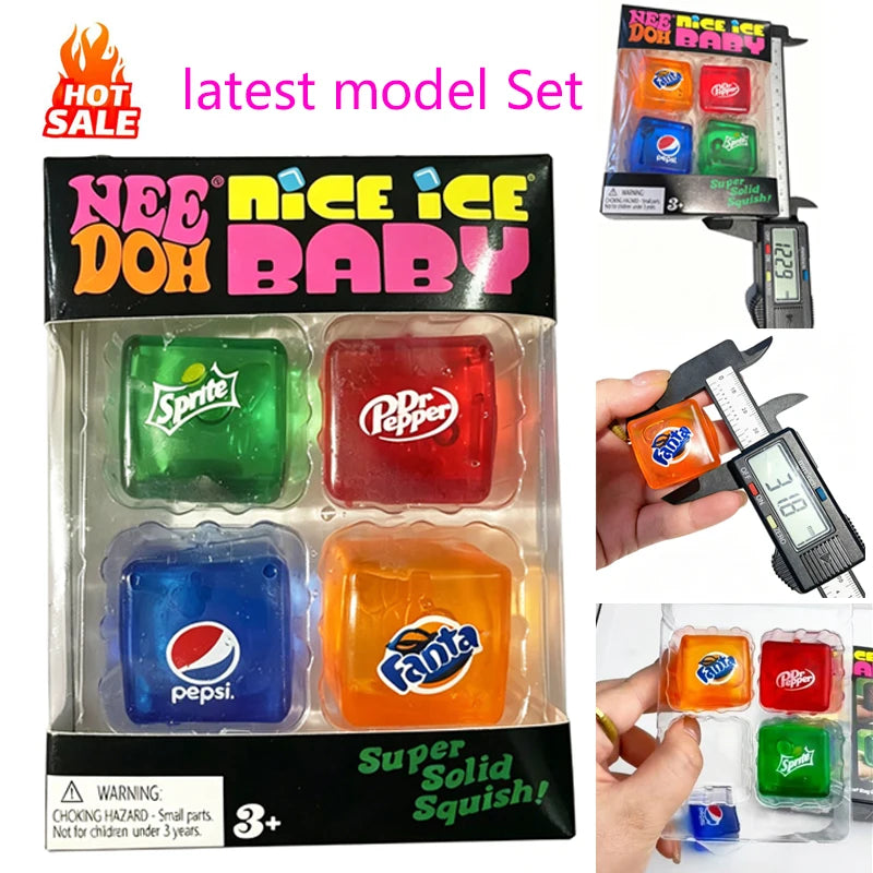 Squishy /;Schylling NeeDoh/ Nice Cube Sensory Squeeze Toy Super Squish Stress Relief Anxiety Sensory Tool Stress Reliever Toys