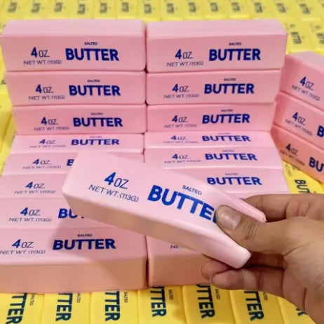 Butter Squishy Tabas Squishy Toys Anti Stress Squeeze Toy Butter Chocolate Fidget Toy Soft Sensory Food Squishies Toy Gift