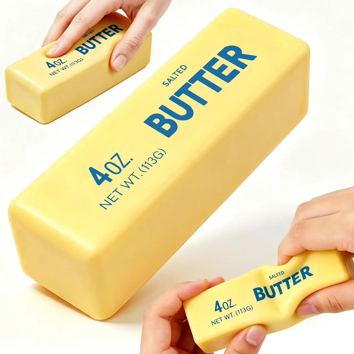 Butter Squishy, Slow Rising Butter Squeeze Toy, Cream Scented Butter Squeeze Toys, Stress Relief Toy for Relaxation, Soft & Safe