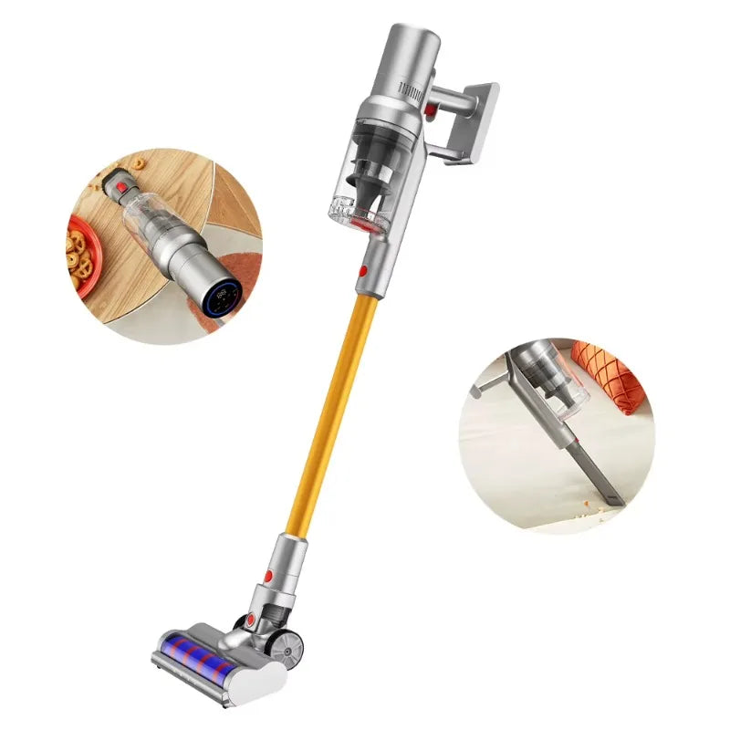 Cordless Handheld Vacuum Cleaner Smart Dust Sensing 27KPa Suit for Carpet Floor Car & Pet Hair